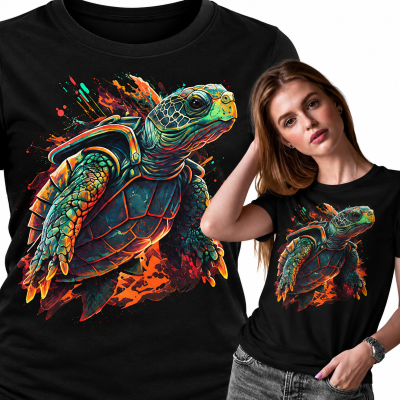 KOSZULKA DAMSKA ZWIERZĘTA BAD TURTLE